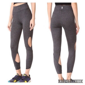 EUC Free People Movement Halo 7/8 Leggings in Heathered Gray | Size Med